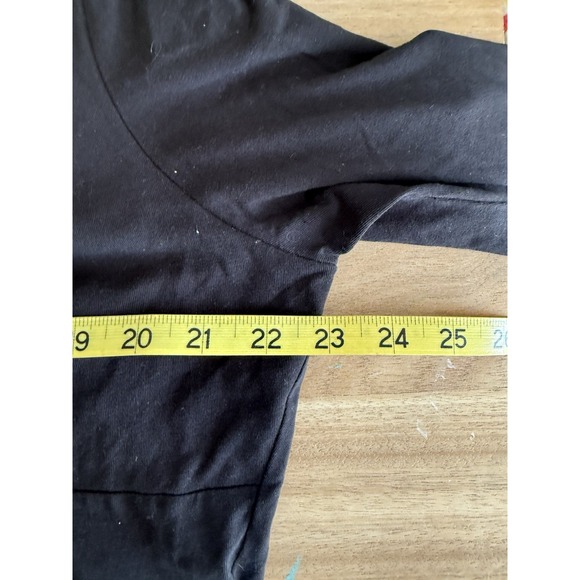 MNG Mango‎ Black Twist Front Long Sleeve Top Size 2XL Cotton Basics - Picture 6 of 7